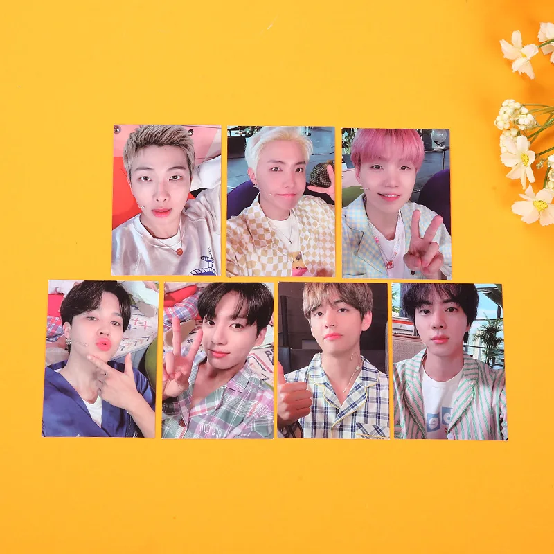 KPOP South Korean Groups New Bangtan Boys PhotoCard Postcard Lomo Card