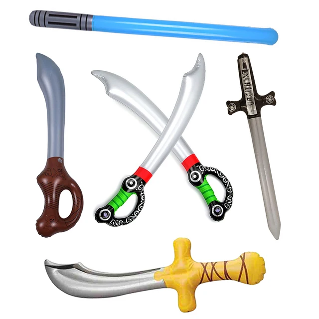 PVC Inflatable Pirate Swords Outdoor Fun Game Toy Cosplay Costume Accessories Props Simulation Inflatable Toy 1