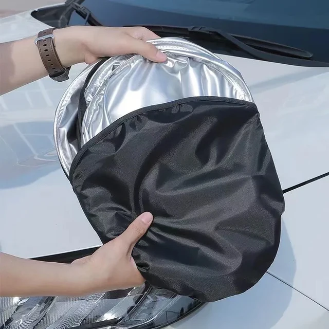 For Mg ZS HS S5 HEV Car Windshield Sun Shade Blocks Ray Reflector Window Visor Shield Cover Foldable Parasol 1 Piece 4