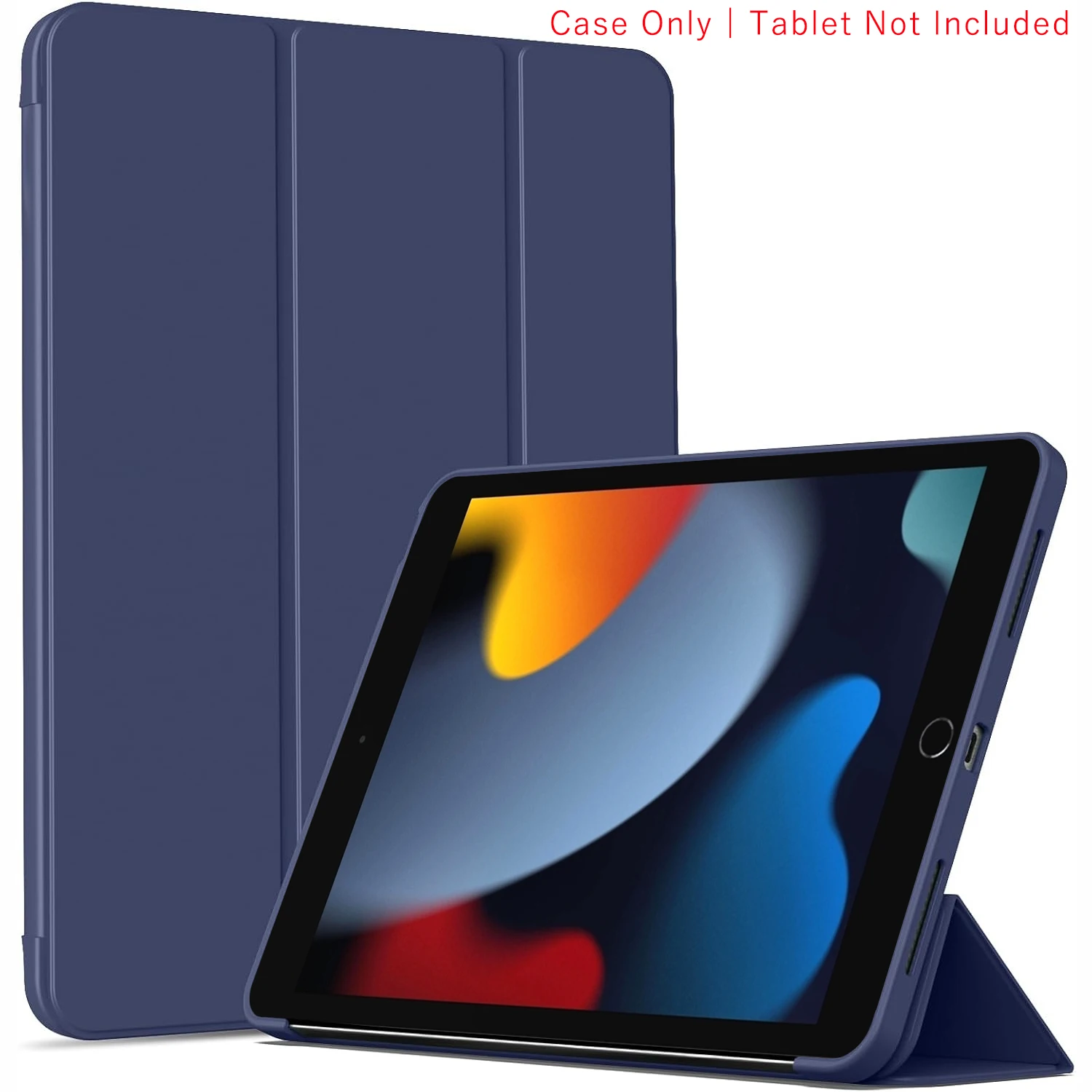 Premium Tri-fold Flip Case with Magnetic Stand and PU Leather Protective Cover