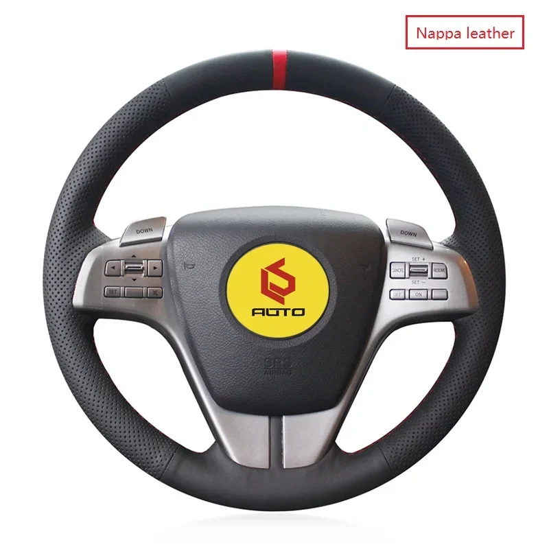Treccia Sul Coprivolante Per Mazda 6 Atenza 2009-2013 Custodia Per Volante In Pelle Funda Volante Car Styling