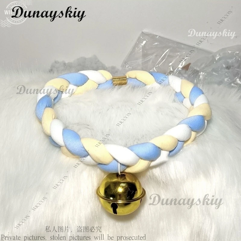 Furry Choker Animal Costume Animal Cub Collar Fursuit Kigurumi Two Color Three Color Twist Collar Daily Outfit Role PLay Gift