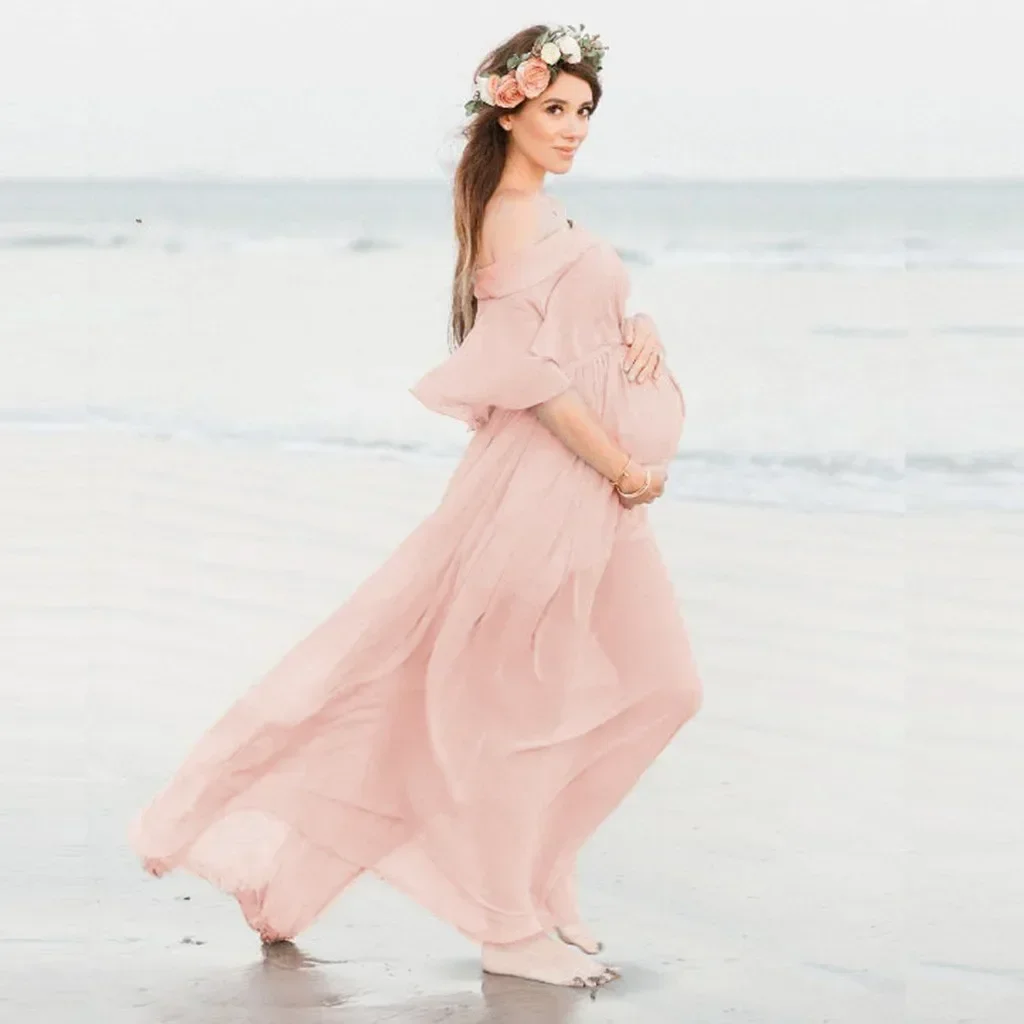

Maternity Dresses For Photo Shoot Chiffon Pregnancy Dress Photography Props Maxi Gown Dresses For Pregnant Women Clothes
