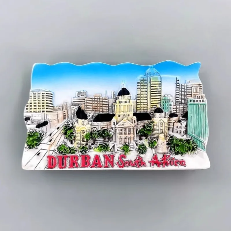 Weekino Johannesburg Sudafrica Calamità Da Frigo 3D In Resina – Souvenir Di Viaggio Originale Per Collezionisti, Regalo Simpatico E Magnetico
