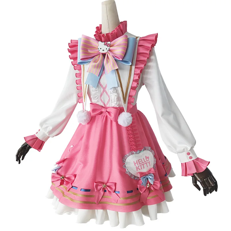 

Identity V Emma Woods Game Suit Sweet Lovely Dress Uniform Cosplay Costume Halloween Party Role Play Outfit Women
