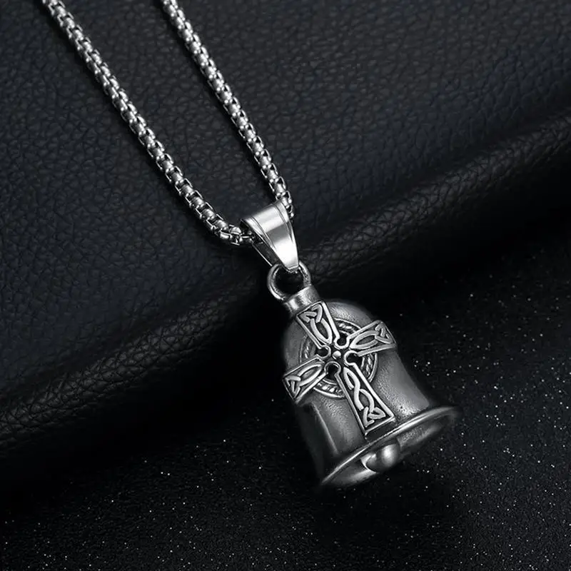 Motorcycle Bell Necklace For Men Women