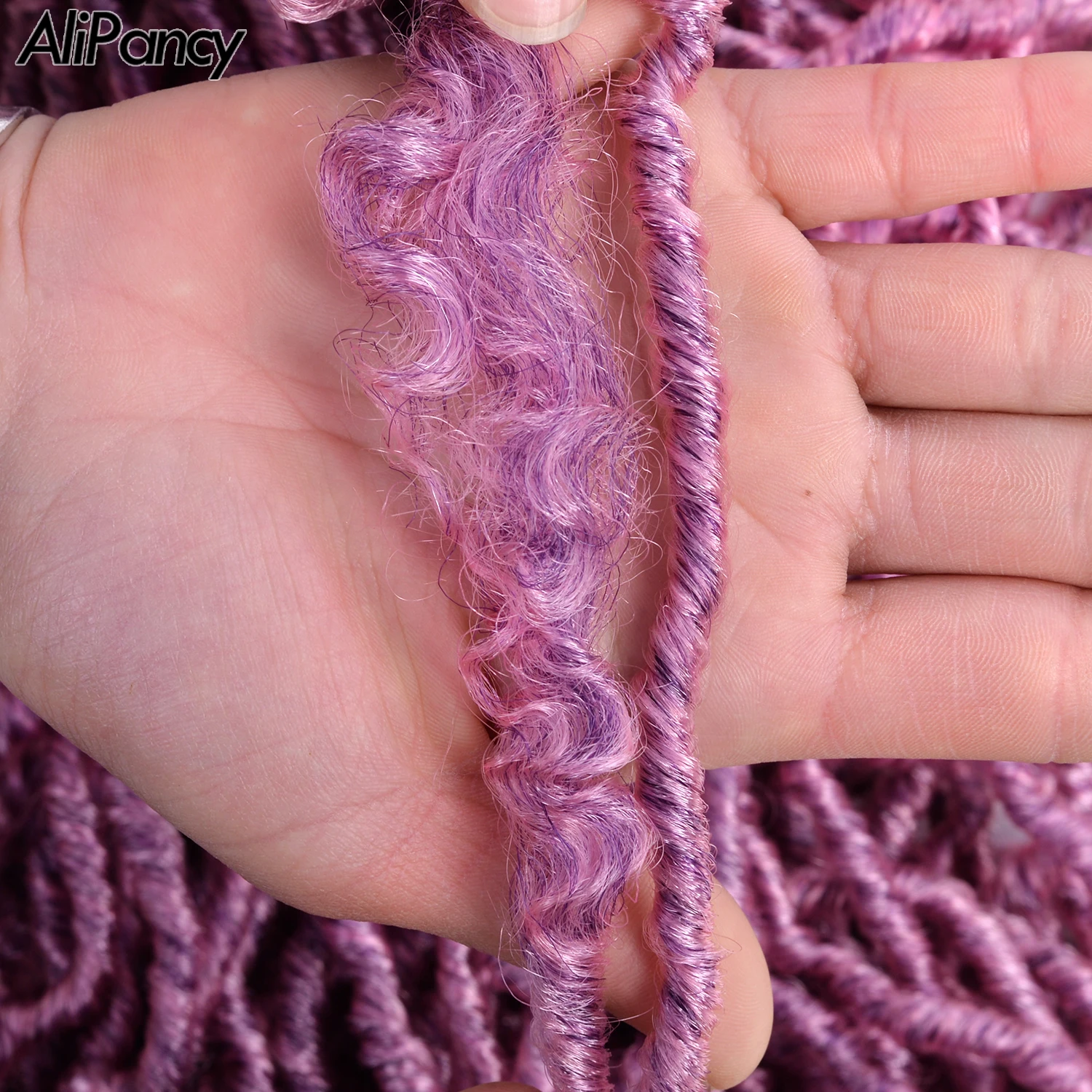 Faux Locs Crochet Braid Hair para Mulheres,