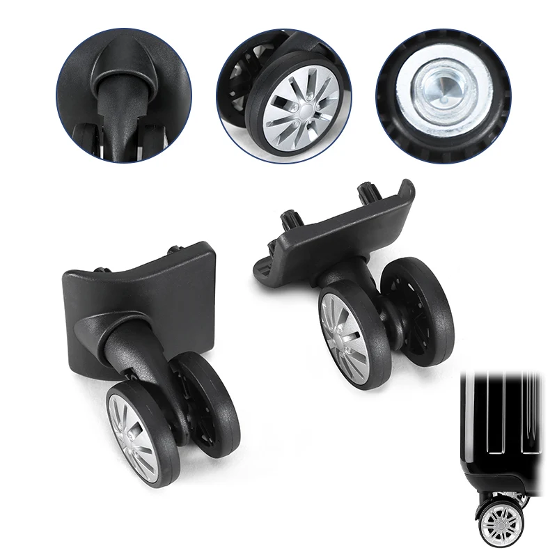 Wear resistant, universal universal universal wheel for luggage, roller accessories, maintenance and repair