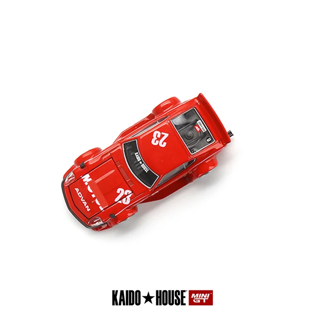  MINI GT Datsun KAIDO Fairlady Z Kaido GT V1#1 Red with White  (Designed by Jun Imai) Kaido House Special 1/64 Diecast Model Car KHMG029 :  Arts, Crafts & Sewing