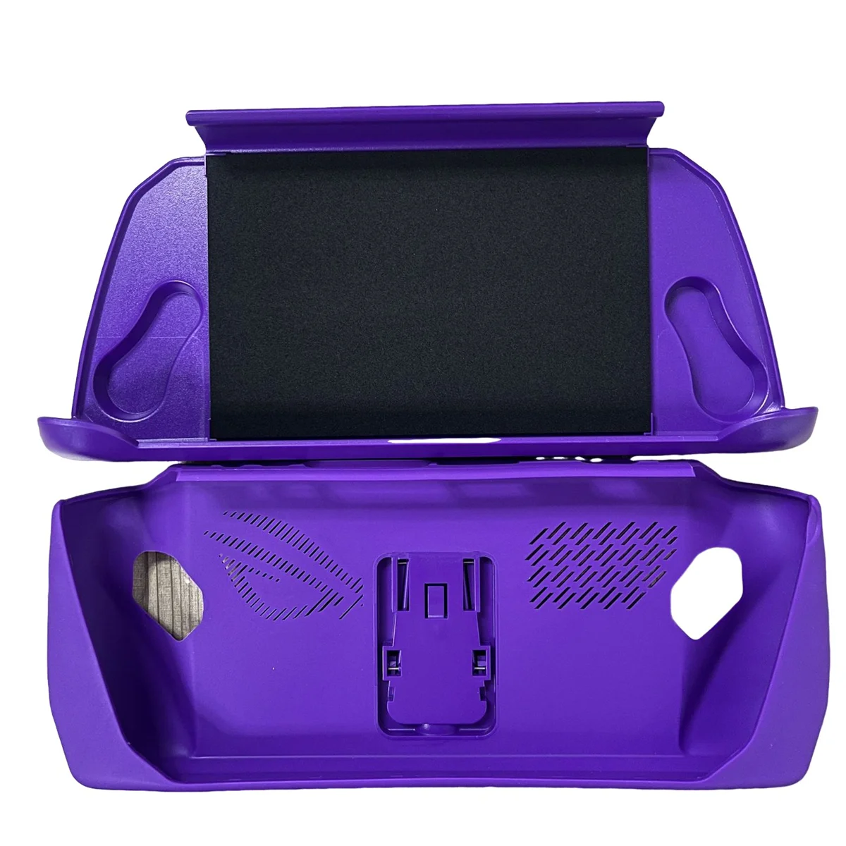 

For ROG Ally Host with Stand Full Cover TPU Protective Case Removable Face Cover Drop Protection Case,Purple