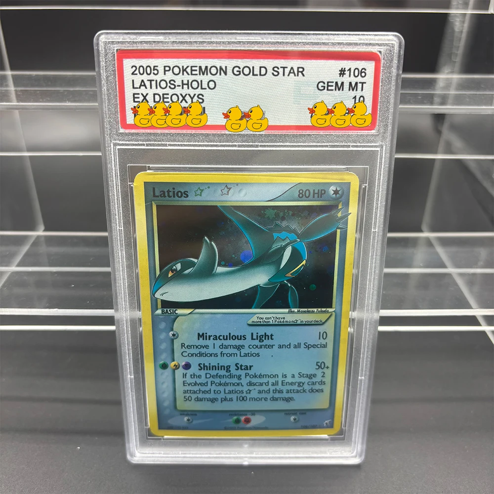 DIY PTCG 등급 카드 컬렉션 카드 2000 DARK CHARIZARD-HOLO 1ST EDITION 복사 10점 등급 카드 카드 애니메이션 게임 카드 선물