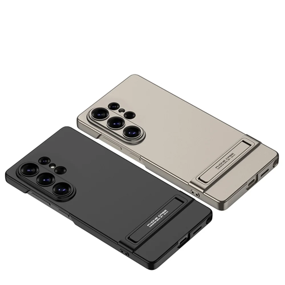 Ultra Thin Shockproof Invisible Fold Stand Phone Case with Hard Protection