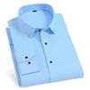 New Mens Long Sleeve French Cufflinks Shirt Casual Solid Male Brand Shirts Slim Fit French Cuff Luxury Dress Button Up Shirts