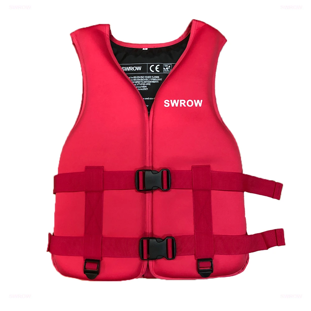 Outdoor Adult Swimming Life Jacket Adjustable Buoyancy Survival Suit Polyester Children Life Vest With Whistle