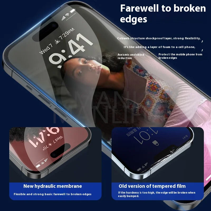 Matte Full Cover Hydrogel TPU Screen Protector Film - Front & Back