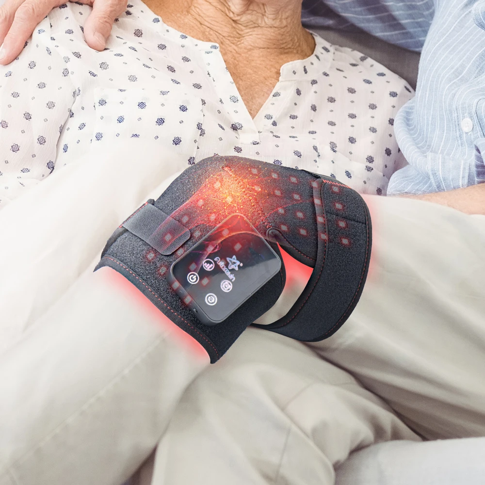 Light Therapy Electric Heating Massage Pad for Knee Leg Joint Shoulder Elbow Pain Relief Skin Care,red light therapy wand,red light therapy panel,infrared therapy lamp,led beauty lamp,uvb light therapy lamp,wrist red light therapy