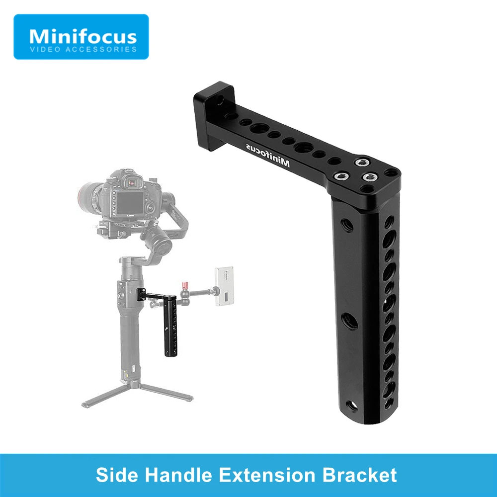 Rs Gimbal Neck Expansion Handle Hand Grip Rod Holder Per Dji Ronin S Sc Rs Rs2 Rsc 2 Rs3 Led Light Monitor Supporto Per Microfono