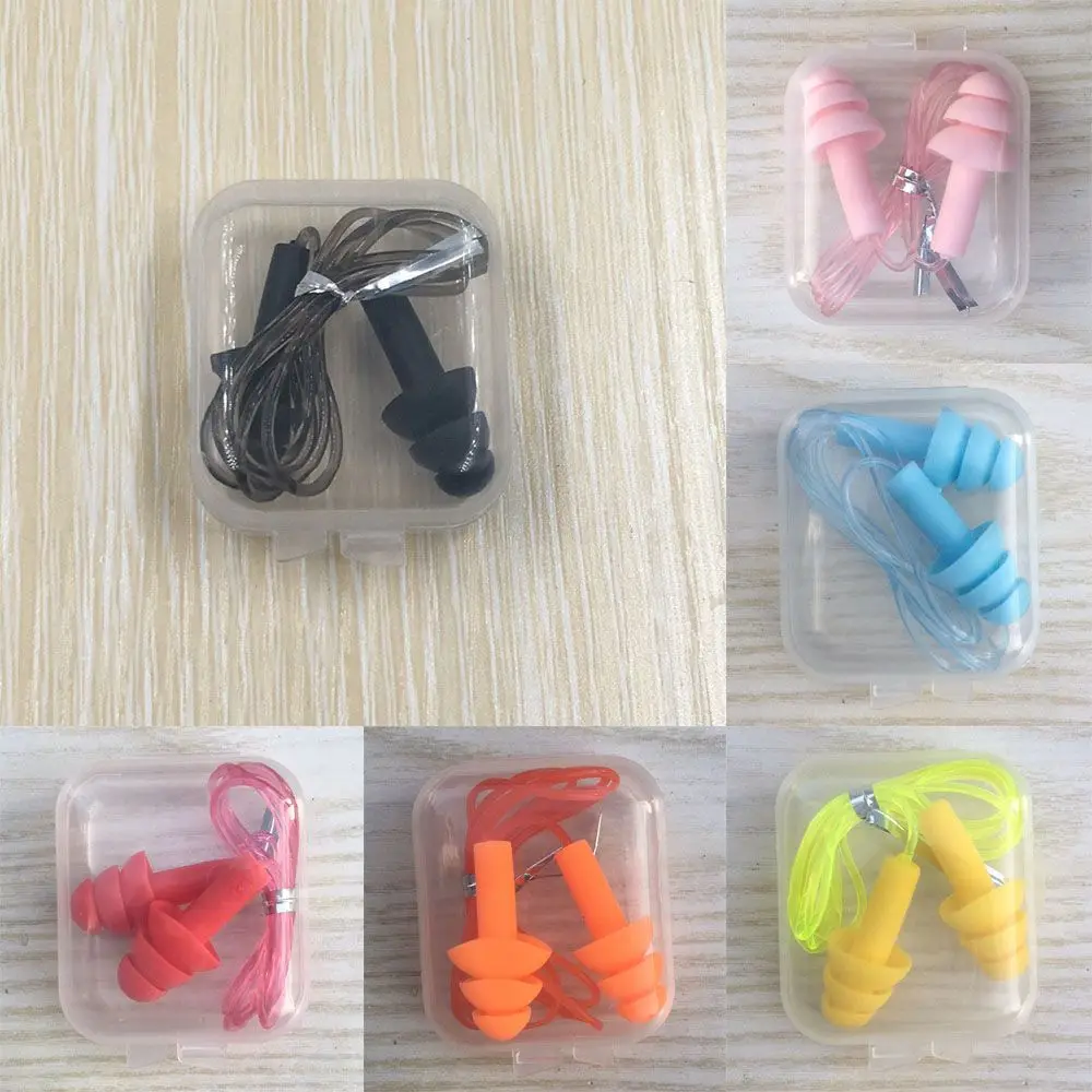 Sports Comfort Pool Accessories Soft Silicone Swimming Ears Protector Hearing Protection Ear Plugs Noise Reduction u94 ptt tactical headset and noise reduction hearing protection shooting headphone for yaesu vertex vx 6r vx 7r ft 270r