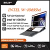 Intel Xeon W-10855M 16.1+14.1 Inch Dual Screen 64GB DDR4 4TB SSD Touchpad HD Camera  6 Cores 12 Threads 5.1GHz Gaming Laptop 1