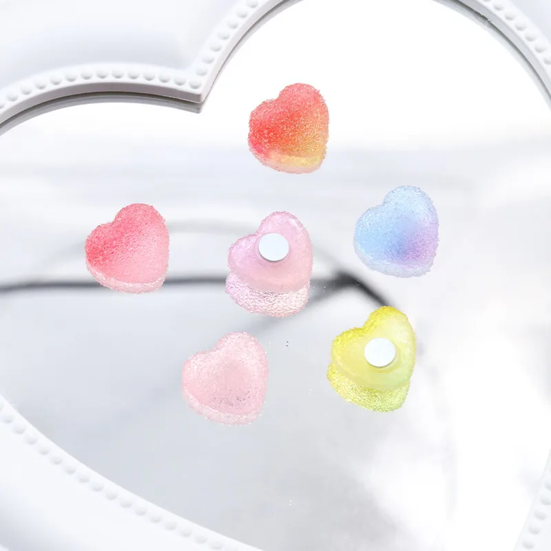 Fridge Magnet 10pcs Heart Star Shape Mix Colors Message Board Magnetic Refrigerator Sticker Home Kitchen Decoration