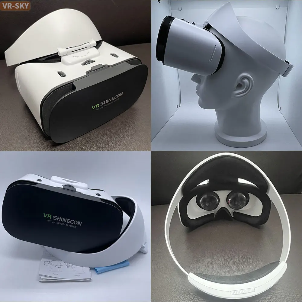 G19 Reality 3D VR Shinecon Google Cardboard Headset Virtual Glasses For Ios Android Smartphone_voghion.com