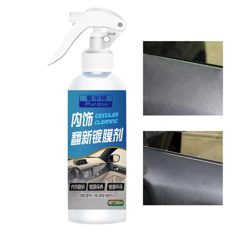 

Trim Restorer For Cars Car Trim Restorer Coating Agent Automotive Spray With UV Protection Restoration Spray For Dashboard