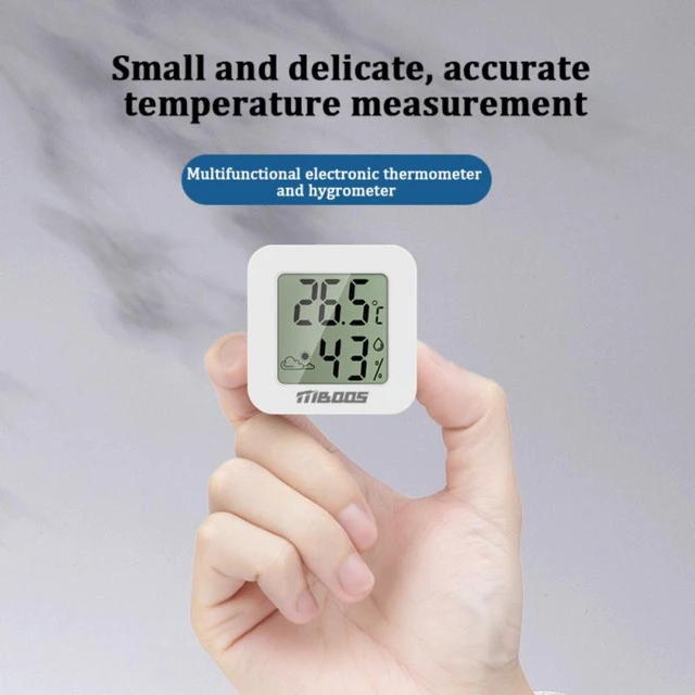 1pc Indoor Thermometer, mini LCD Digital Hygrometer Thermometer