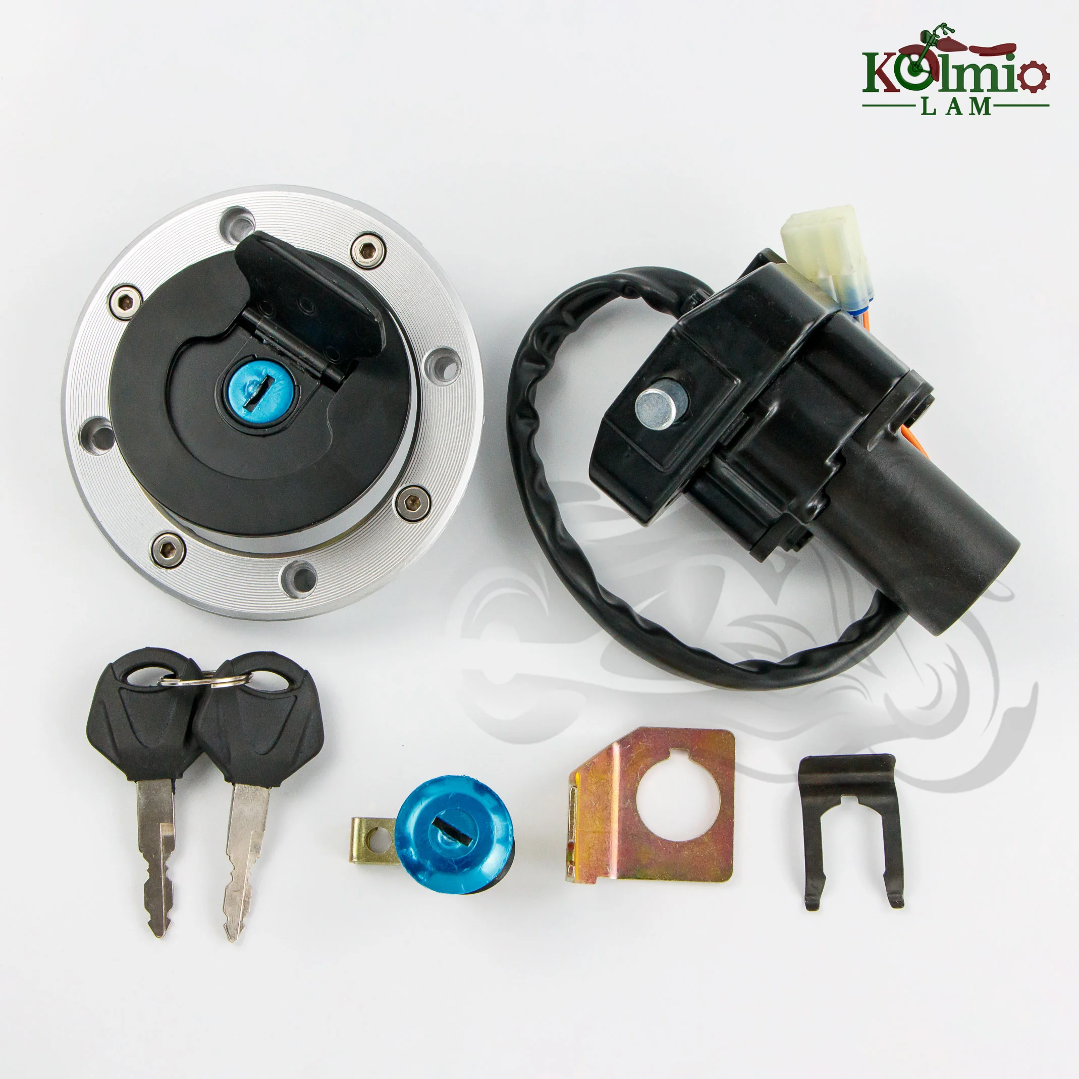 

Fit for 1999 - 2007 GSX1300R GSXR1300 Ignition Switch Fuel Gas Cap Seat Lock Key Set GSXR 1300 2000 2001 2003 2004 2005 2006