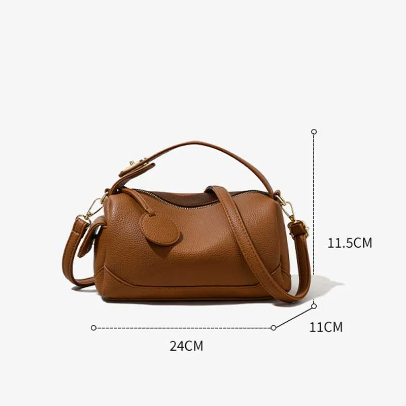 Women's Bags Fashion PU Leather Top Carrying Bag Handbags Multi Pocket Design Multifunctional Crossbody Tote Bag Shoulder Bag - 3