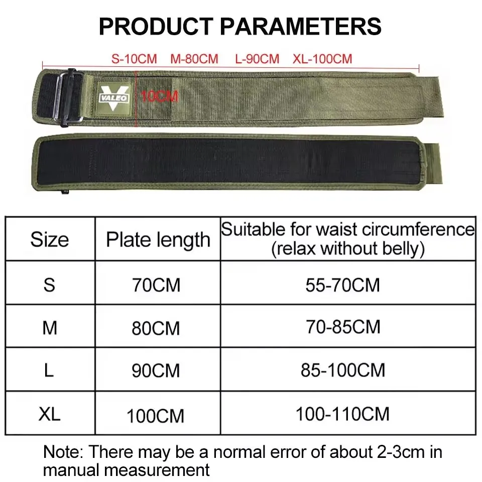 Enhanced Fitness Weightlifting Belt with Adjustable Lumbar Support and Metal Buckle