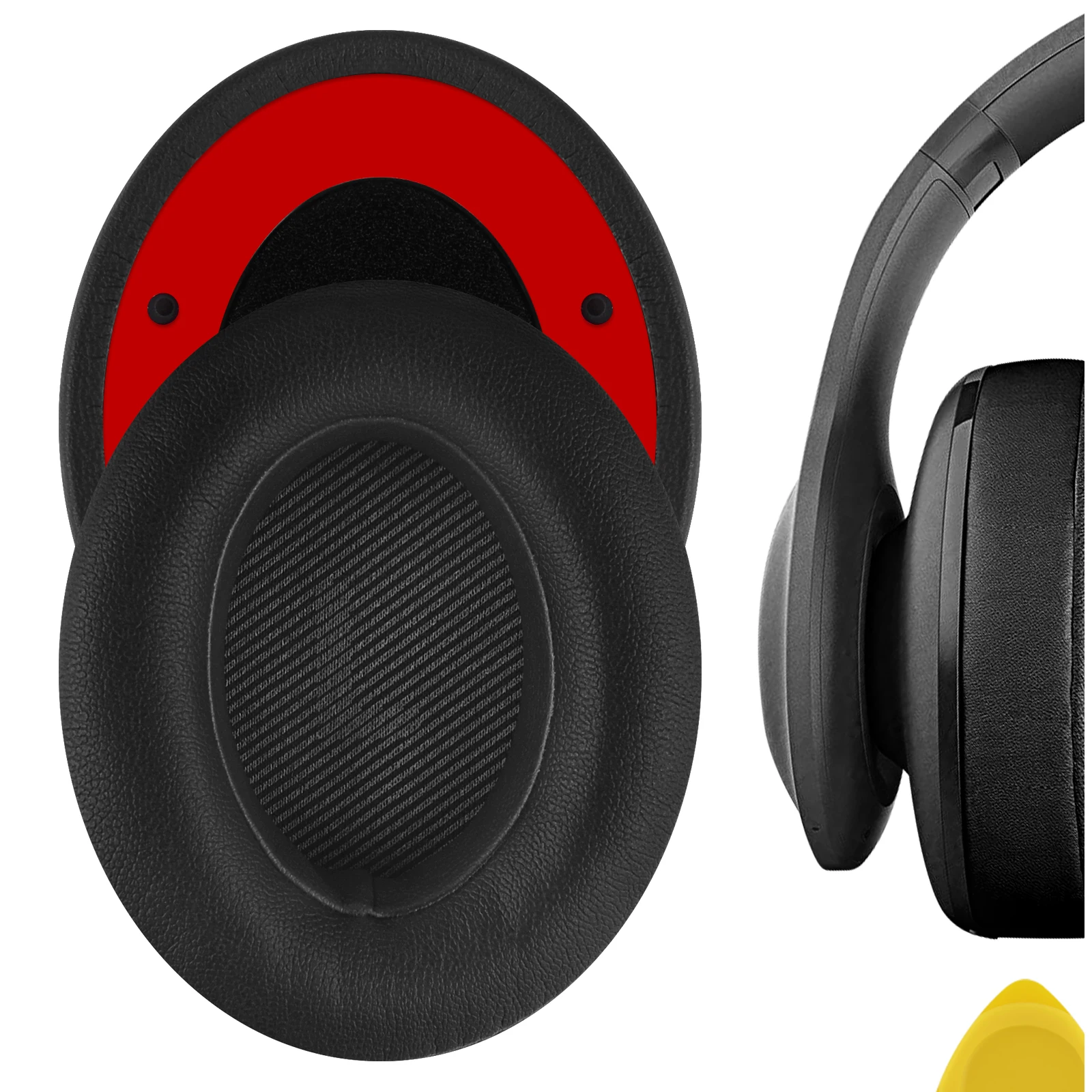 

Geekria QuickFit Protein Leather Replacement Ear Pads for JBL Everest 700, V700BT Headphones