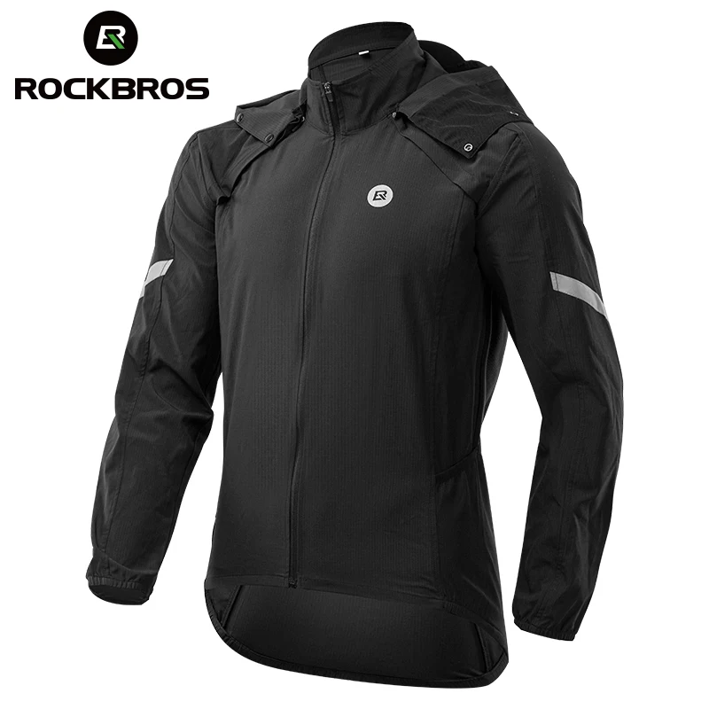 Cycling Jacket Cycling Clothes Reflective Jacket ROCKBROS Cycling Jacket Windproof Reflective Ultralight MTB Road Mountain Bicycle Wind Jackets Quick Dry Coat Sports Equipment