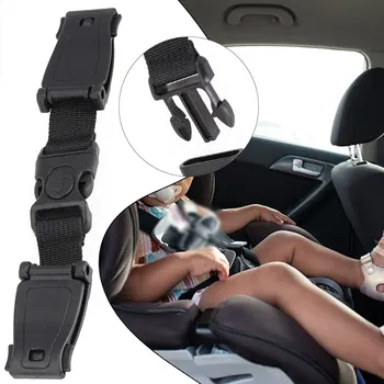 Auto Baby Strap Pantaloni Clip di fissaggio Fibbia Seggiolini di sicurezza Cintura Imbracatura per bambini Clip toracica Fibbia sicura Accessori per sedili in tessuto