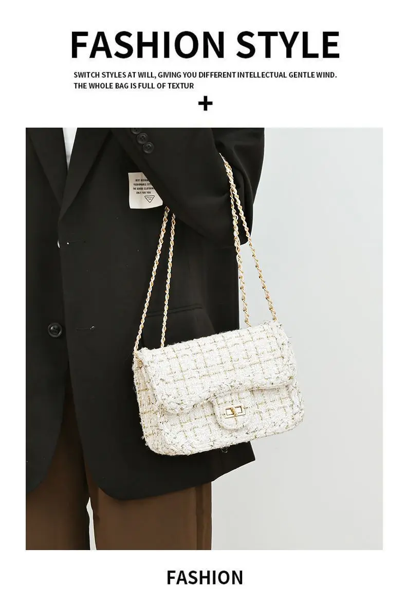 Chic Woolen Bag