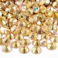 Bulk Wholesale Sunshine Non Hotfix Rhinestones Flatback Diamond стразы Glitter Glass Nail Art Crystals for Nails Wedding Dress 2