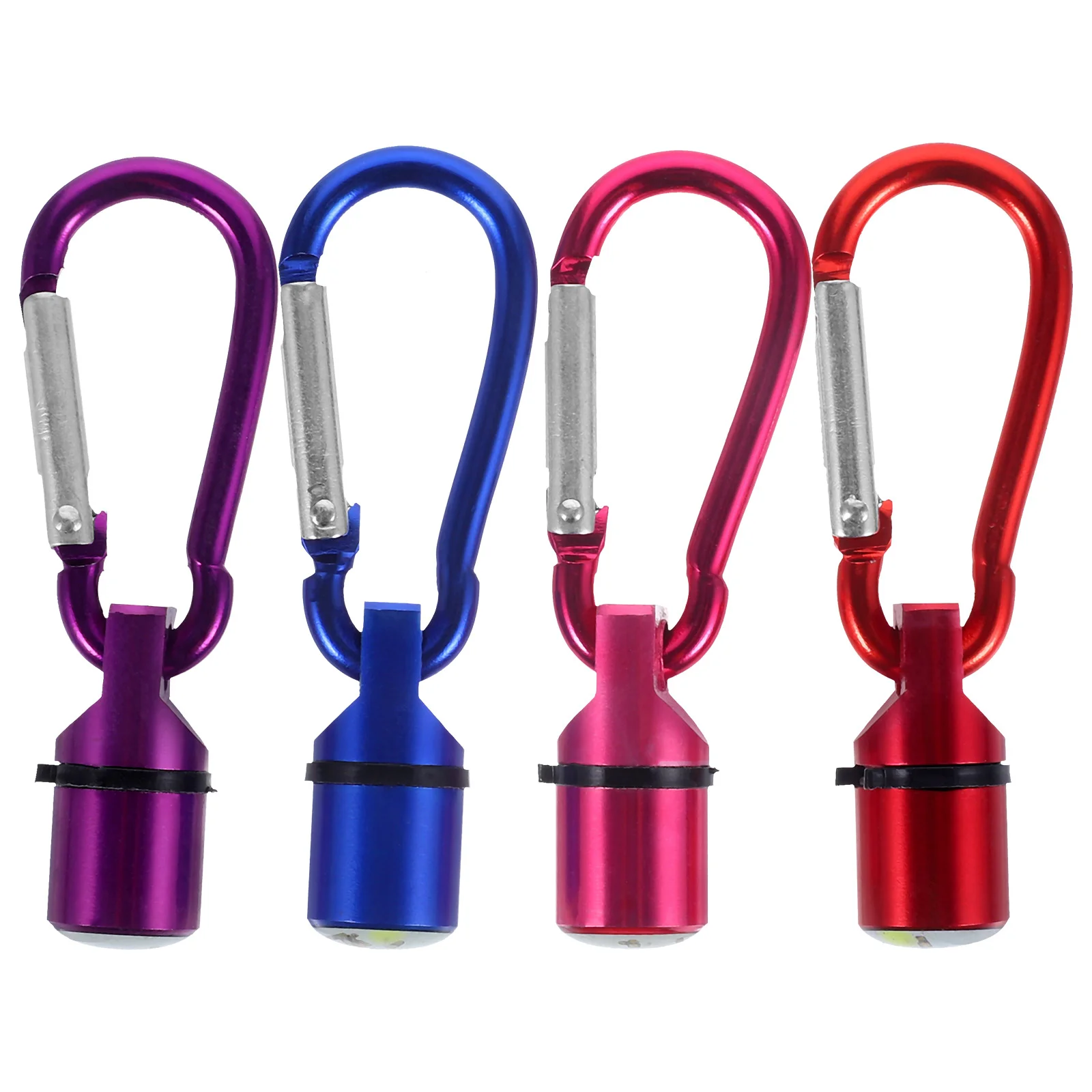 

4 Pc Flaslight Flash Lights LED Pet Safety Blinkers Collar Label Puppy Flashing