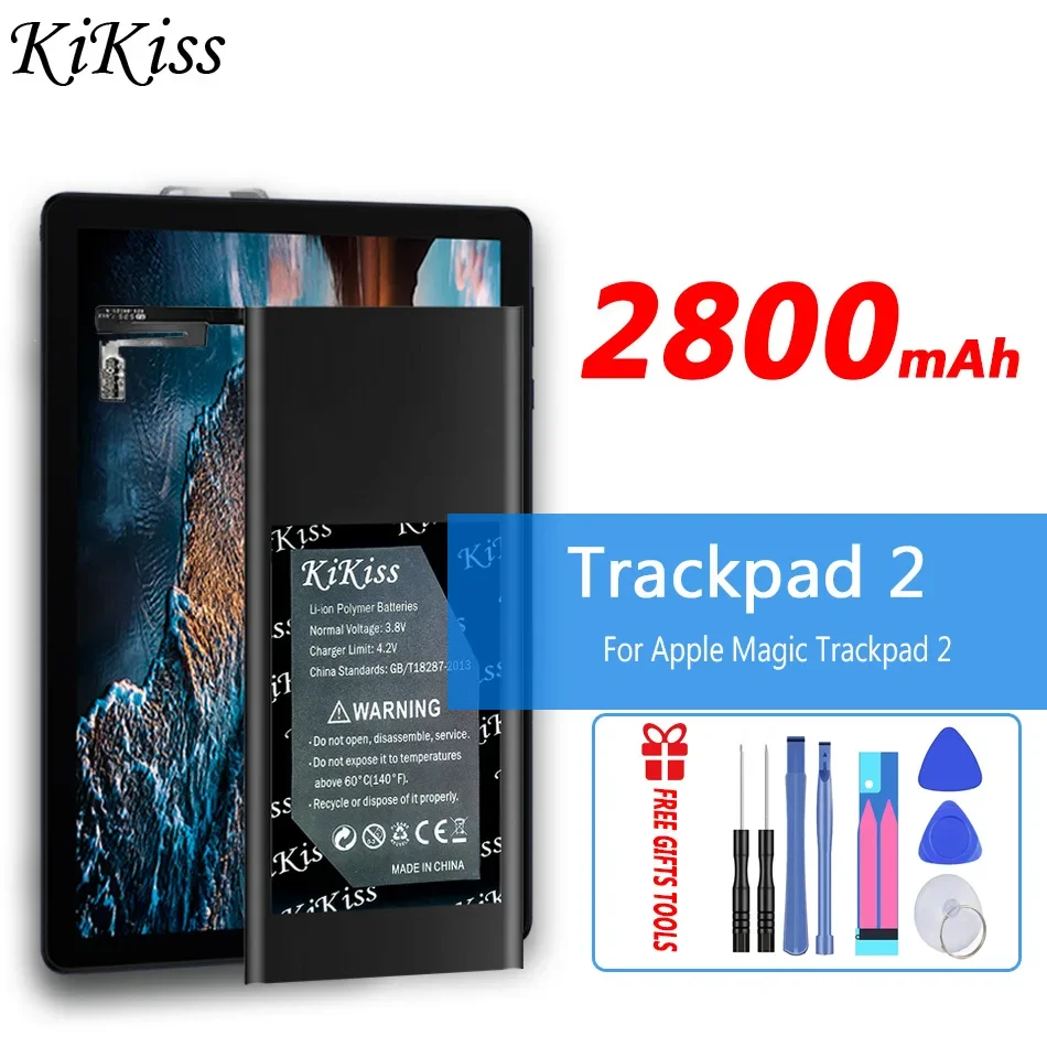 

2800mAh KiKiss Replacement Battery Trackpad2 For Apple Magic Trackpad 2 Trackpad2 A1542 020-8446 Touchpad