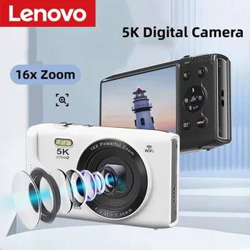 Fotocamera digitale Xiaomi 5K Autofocus Zoom 16x Fotocamere 72MP Portatili con Flash per Ragazzi Ragazze Studenti Anti Shake Schermo da 2,8''