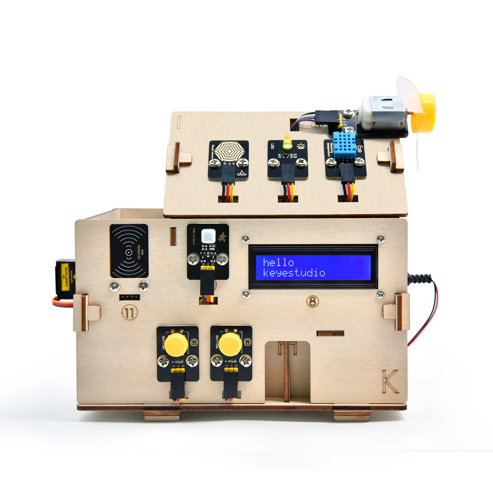 Keyestudio DIY Programmable Smart Home Starter Kit For Arduino Uno ...
