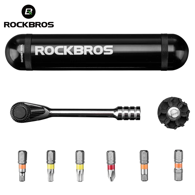 Набор инструментов ROCKBROS для ремонта велосипедов, многофункциональный динамометрический ключ, портативные инструменты для горных велосипедов