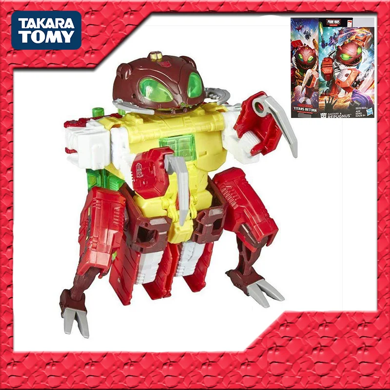 In Magazzino Trasformatori Per Tomy Tapara Originali Titans Return Deluxe Potp Repugnus Pvc Anime Figure Action Figures Model Toys