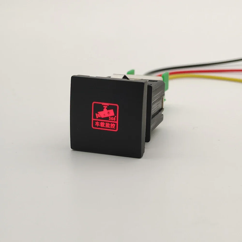 Enhanced Car LED Light with Radar Battery Switch Button