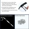Colour_MAX Chicago Screw Posts Binding Screws Kit for Glasses Spectacle Eyewear Repair with Screwdriver 4