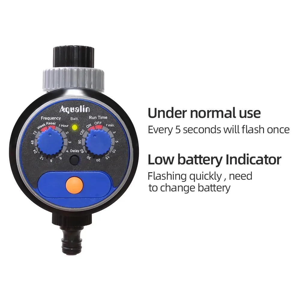 Watering Timer Garden Automatic Irrigation Upgraded Version Ball Valve for Irrigation Controller System