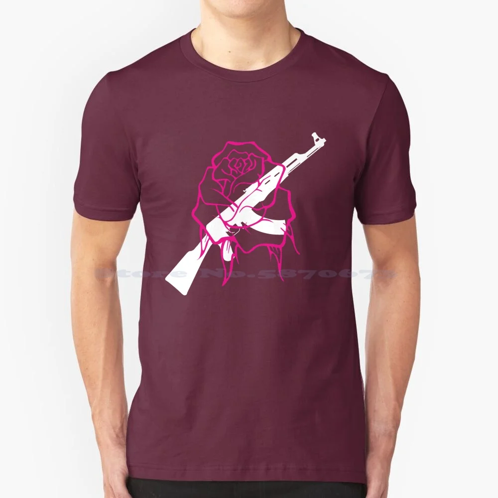 Gun And Rose T Shirt 100% Cotone Tee Guns And Roses Chitarra Slash Music Pantera Hard Album Ace Of Spade Alice Cooper Bumblefoot