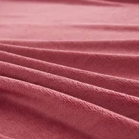 Winter Plush Fitted Sheet Elastic Double Bed Sheet Warm Bedspread Solid Color Mattress Cover Bed Linen Protector (No Pillowcase) 4