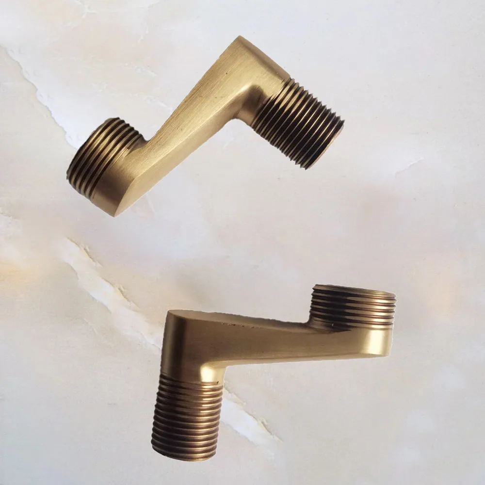 Bathroom Accessory Antique Brass Claw Foot Wall Mounted Bath Tub Rain Shower Faucet Adjustable Adapter Swing Arms ahh300