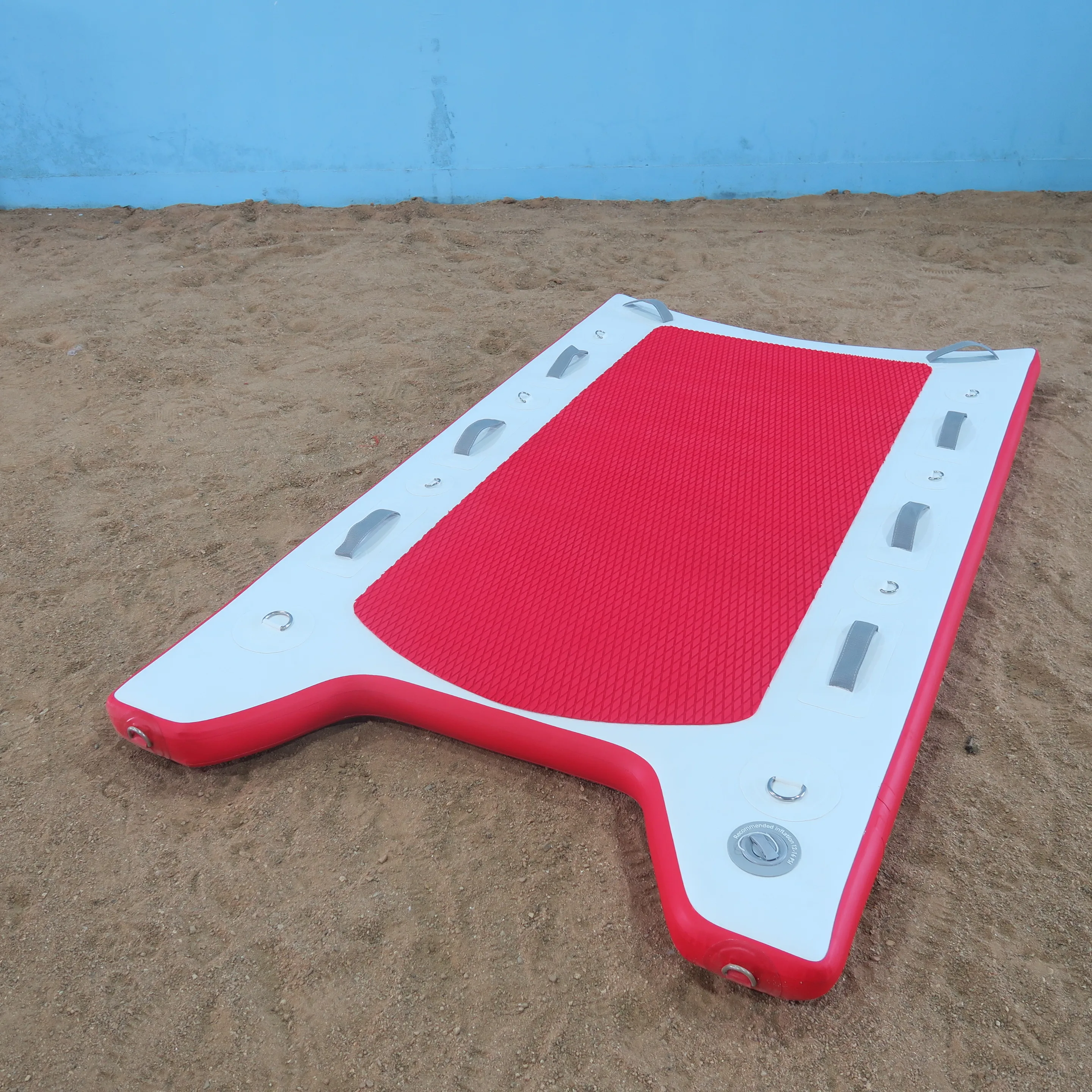 Surf Rescue Water Sport Platform Craft Inflatable Rescue Board Drop Stitch Inflatable Jet Ski Sled