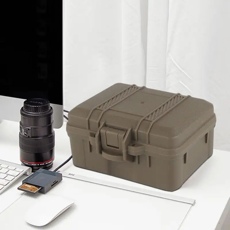 

Electronics Organizer Travel Box Large Shockproof Cable Storage Box Electronics Travel Organizer Shockproof Portable Case For