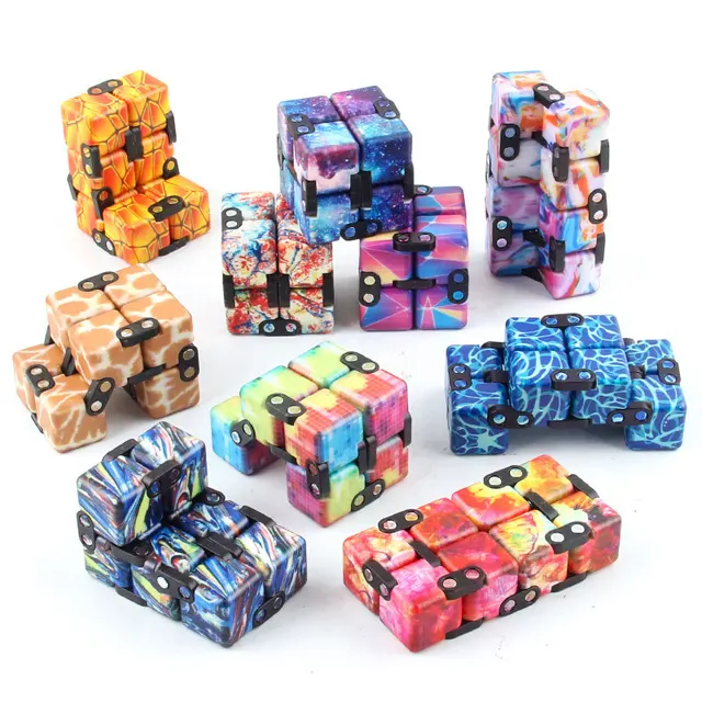 Autism Anti Stress Relief Creative Toy Infinite Cube Magic Cube Office Flip Cubic Puzzle Stop Stress Reliever Autism Adult Toys 3